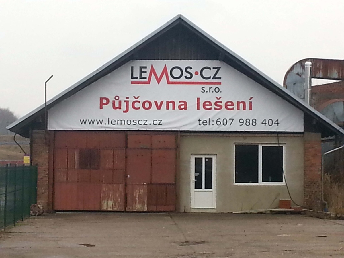 Sídlo a sklad LEMOS – Půjčovna lešení